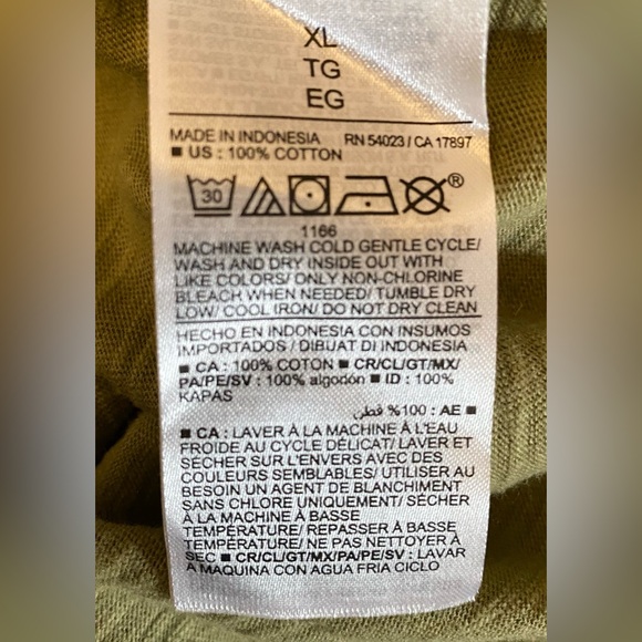 Old Navy Women's XL - Green Pull Waist Dress - Picture 4 of 4